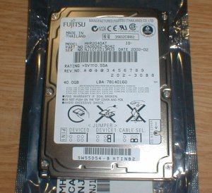 Fujitsu MHR2040AT 40GB 4200RPM UDMA ATA-5 IDE 2.5\ Mobile Hard Drive"