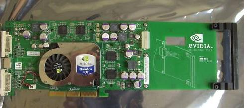 IBM 71P8380 Nvidia Quadro FX1000 128MB AGP Video Card