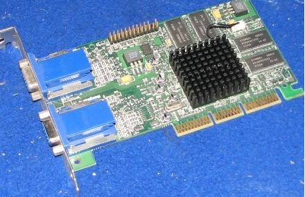 Matrox G45 MDHA32D/DEL AGP Video Card