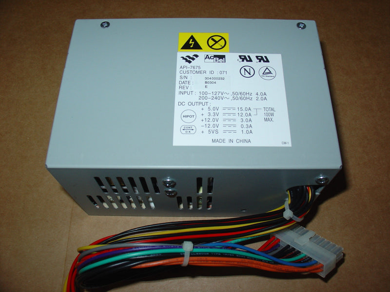 ACBEL POLYTech API-7675 100-watt Power Supply