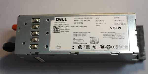 DELL J98GF PowerEdge R710 570 watts Power Supply