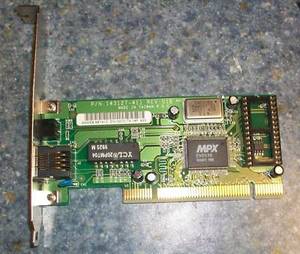 Hewlett-Packard 143127-411 10/100 MPX PCI Network Interface Card