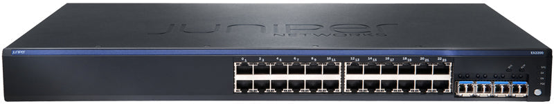 Juniper EX2200-24T-4G 24-Ports 4-SFP Uplink Ports Layer-3 Ethernet Switch