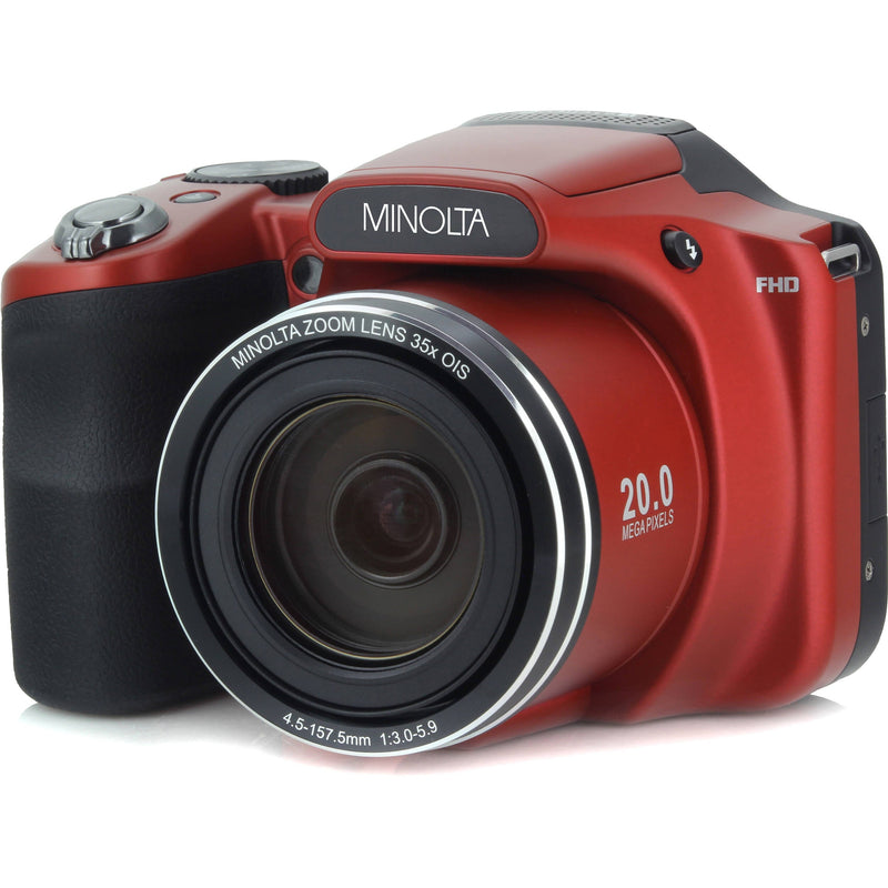 Minolta MN35Z Digital Camera (Red)