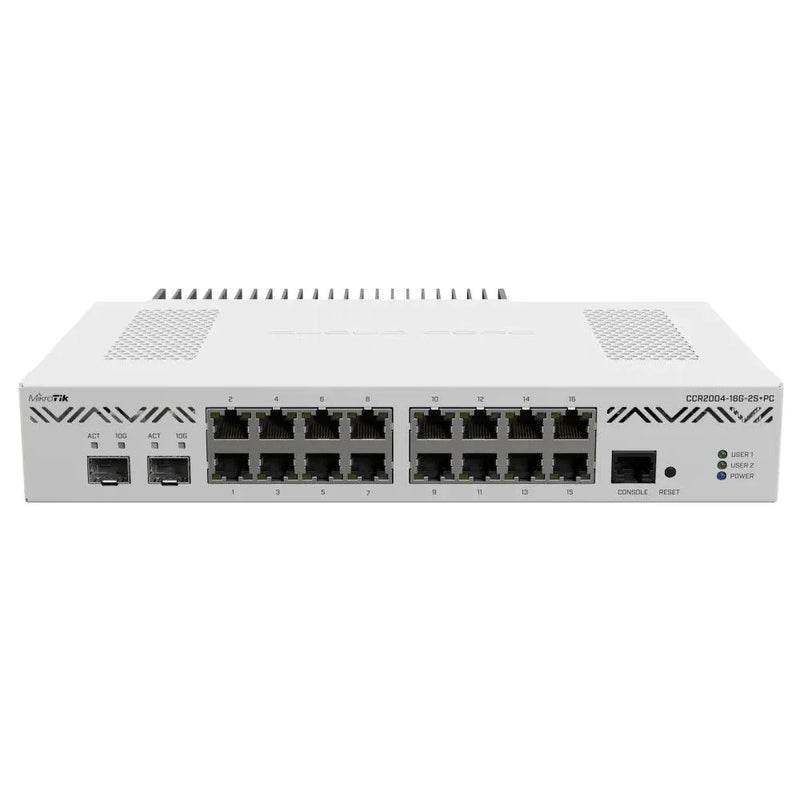 MikroTik CCR2004-16G-2S+PC Cloud Core Router