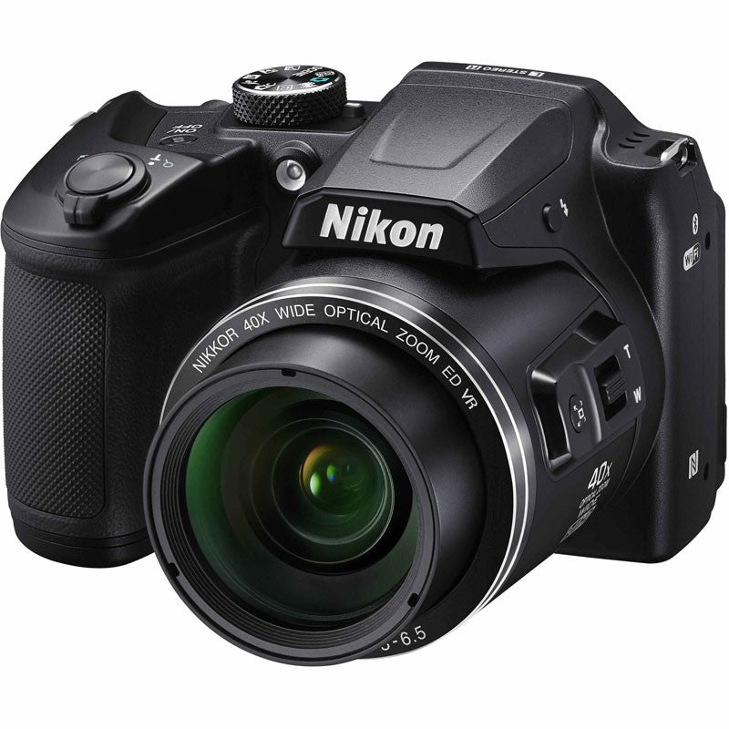 Nikon COOLPIX B500 Digital Camera with Accessory Kit (Black)