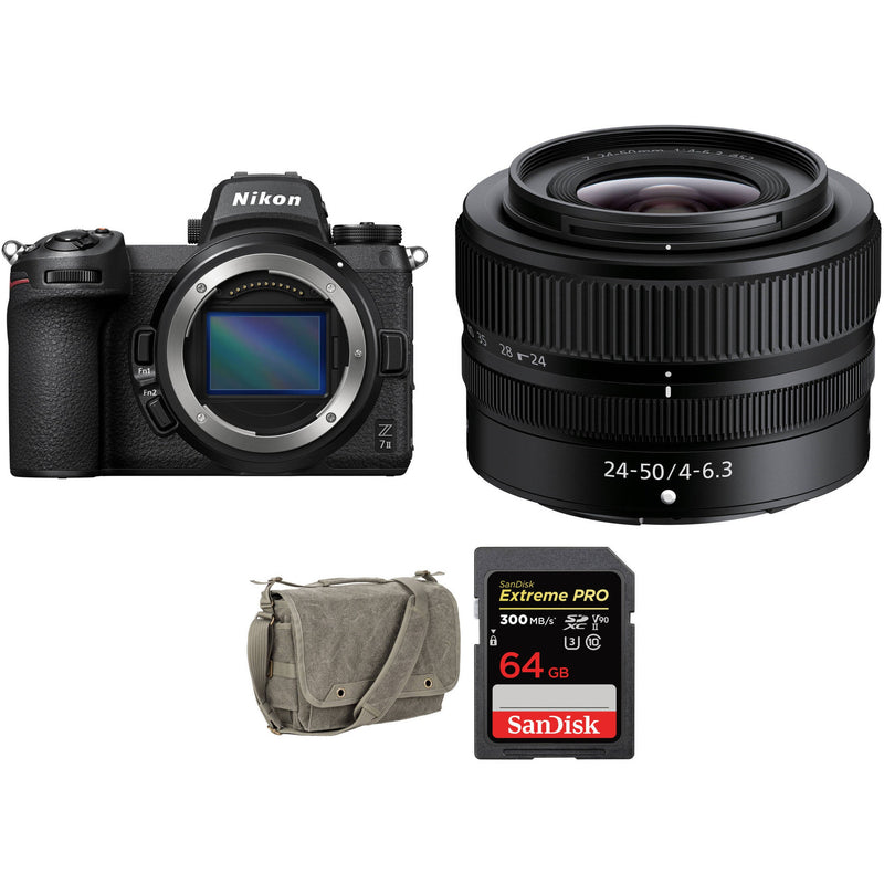 Nikon Z7 II with 24-50mm Lens and Accessories Kit
