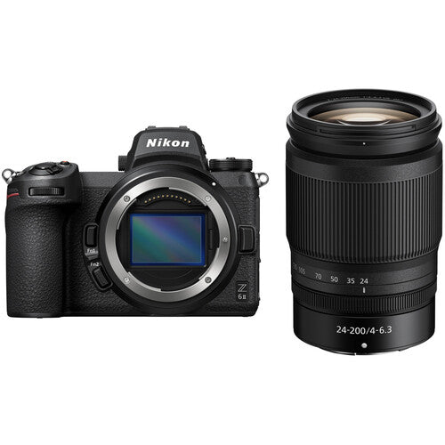 Nikon Z6 II Mirrorless Camera with 24-200mm Lens and Bag Kit