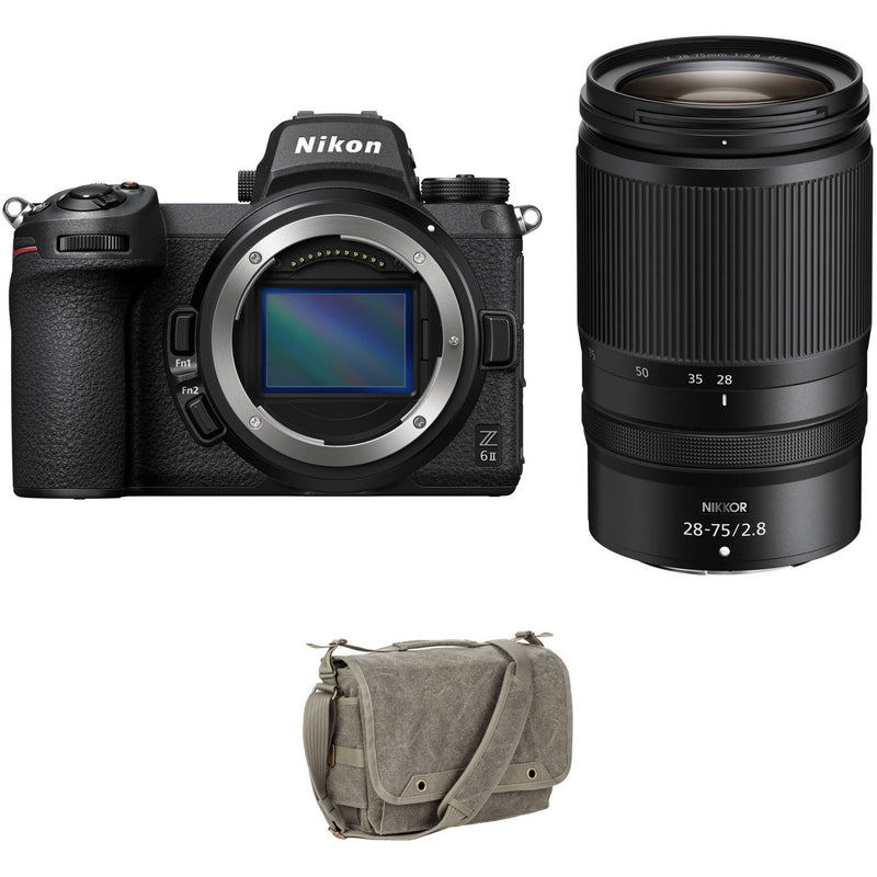 Nikon Z6 II Mirrorless Camera with 28-75mm f/2.8 Lens and Bag Kit