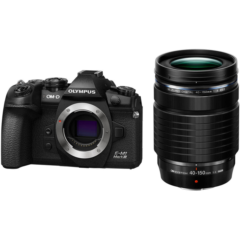 Olympus OM-D E-M1 Mark III Mirrorless Camera with 40-150mm Lens Kit