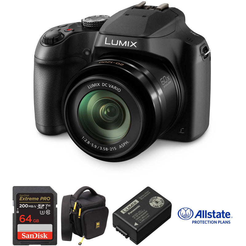 Panasonic Lumix DC-FZ80 Digital Camera Deluxe Kit