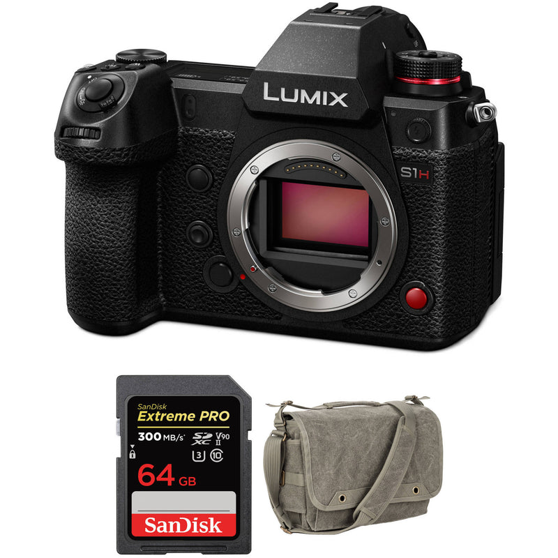 Panasonic Lumix S1H Mirrorless Camera with Accessories Kit