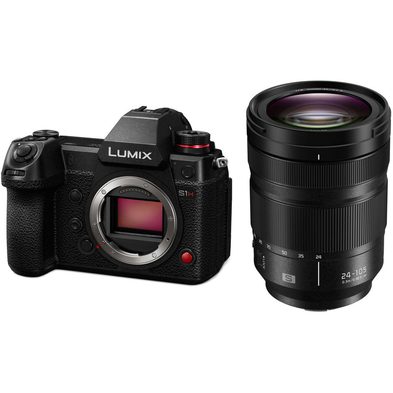Panasonic Lumix S1H Mirrorless Camera with 24-105mm f/4 Lens Kit