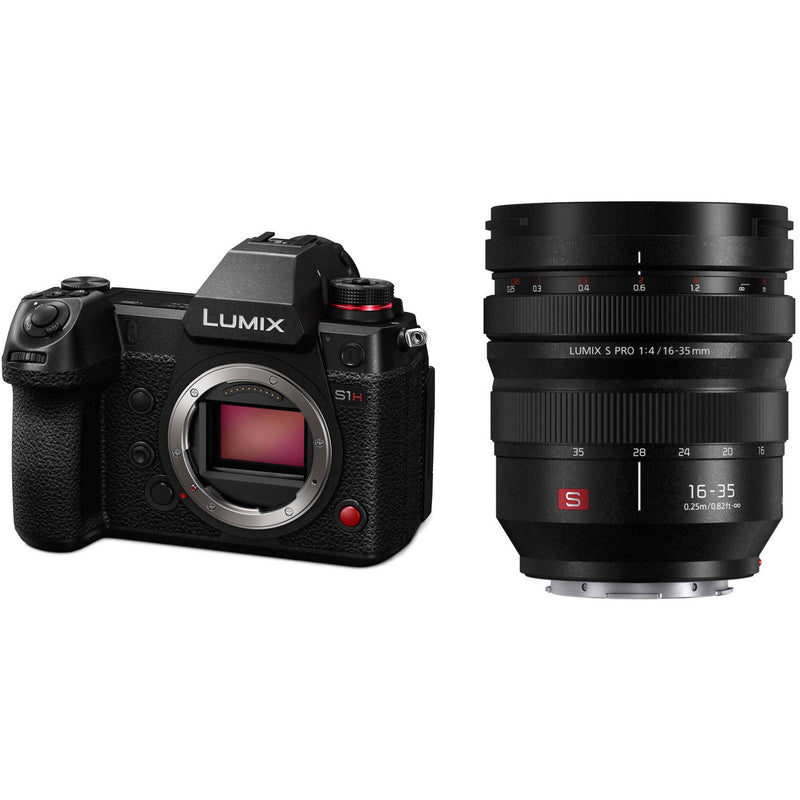 Panasonic Lumix S1H Mirrorless Camera with 16-35mm f/4 Lens Kit