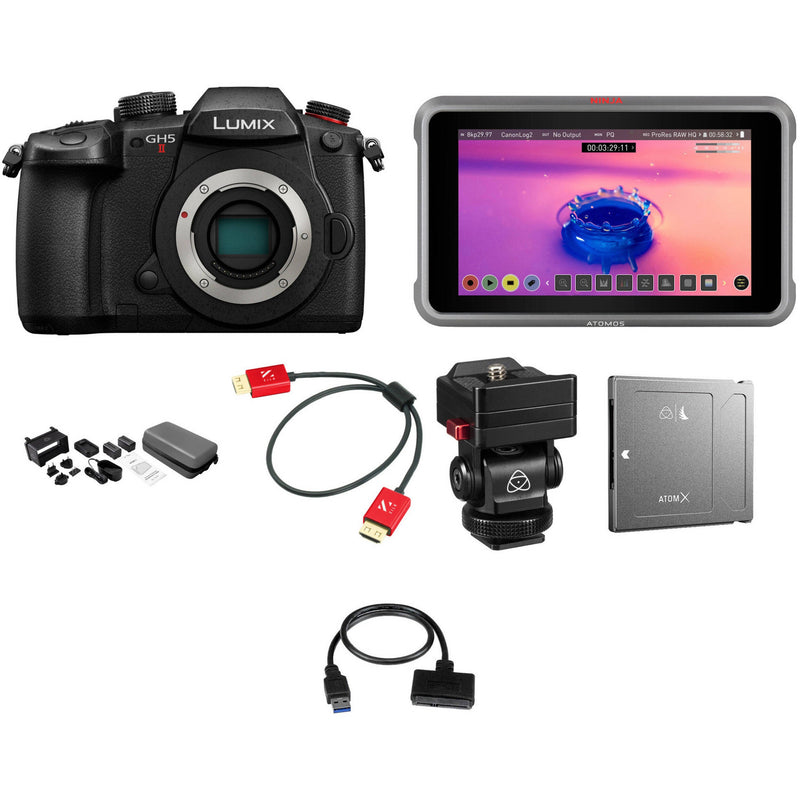 Panasonic Lumix GH5 II Mirrorless Camera Raw Video Kit