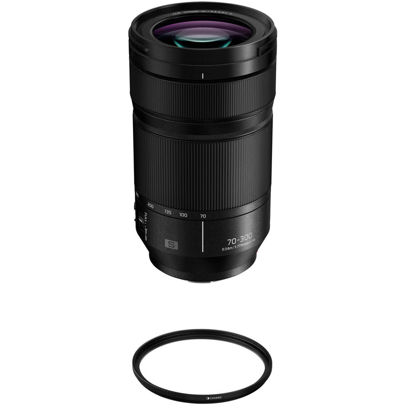 Panasonic Lumix S 70-300mm f/4.5-5.6 MACRO O.I.S. Lens with UV Filter Kit
