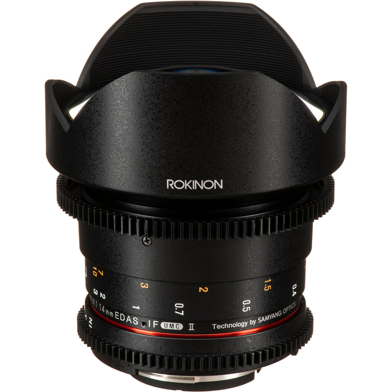 Rokinon 14mm T3.1 Cine DS Lens for Nikon F Mount