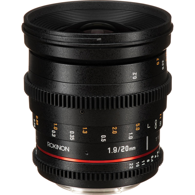 Rokinon 20mm T1.9 Cine DS Lens for Canon EF