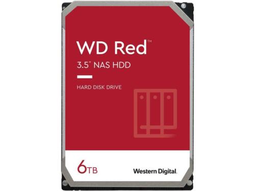 WD Red WD60EFAX 6 TB Hard Drive - SATA (SATA/600) - 3.5\ Drive - Internal - 5400"