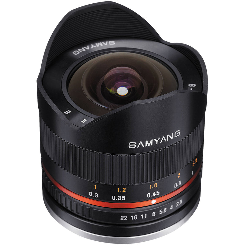 Samyang 8mm f/2.8 Fisheye II Lens for Canon EF-M Mount