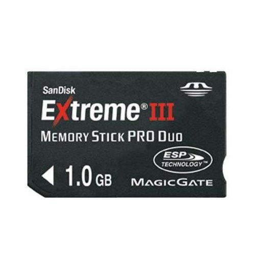 SanDisk SDMSPDX3-1024-901 Extreme III 1GB Memory Stick Pro Duo
