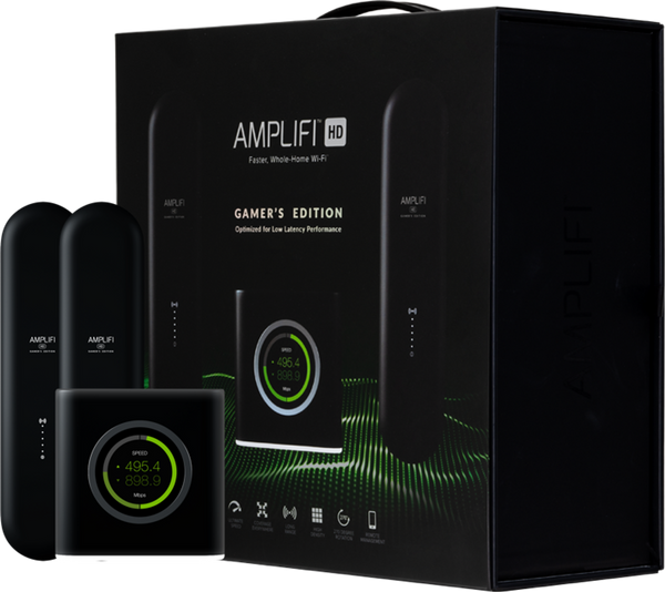 Ubiquiti Amplifi Gamers Edition Router and 2 Mesh Points Bundle