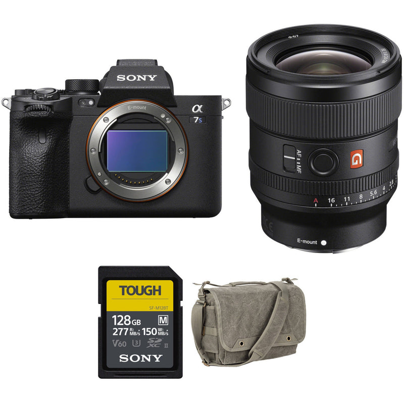 Sony a7S III Mirrorless Camera and 24mm f/1.4 Lens and Accessories Kit