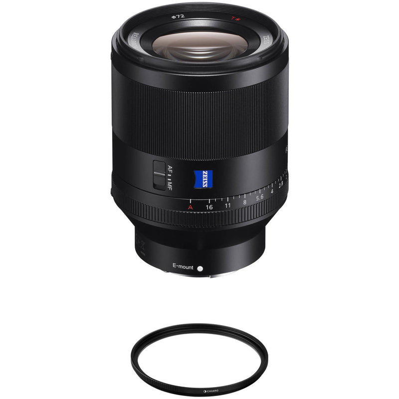 Sony Planar T* FE 50mm f/1.4 ZA Lens with UV Filter Kit