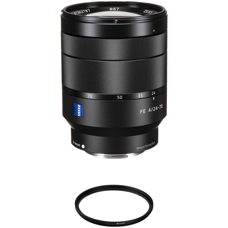 Sony Vario-Tessar T* FE 24-70mm f/4 Lens with Lens Care Kit