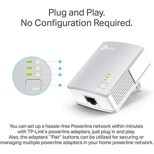 TP-Link AV600 Powerline Ethernet Adapter (TL-PA4010 KIT)