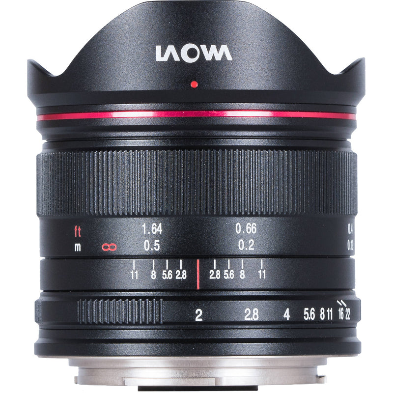 Venus Optics Laowa 7.5mm f/2 MFT Lens for Micro Four Thirds (Ultralight Version, Black)