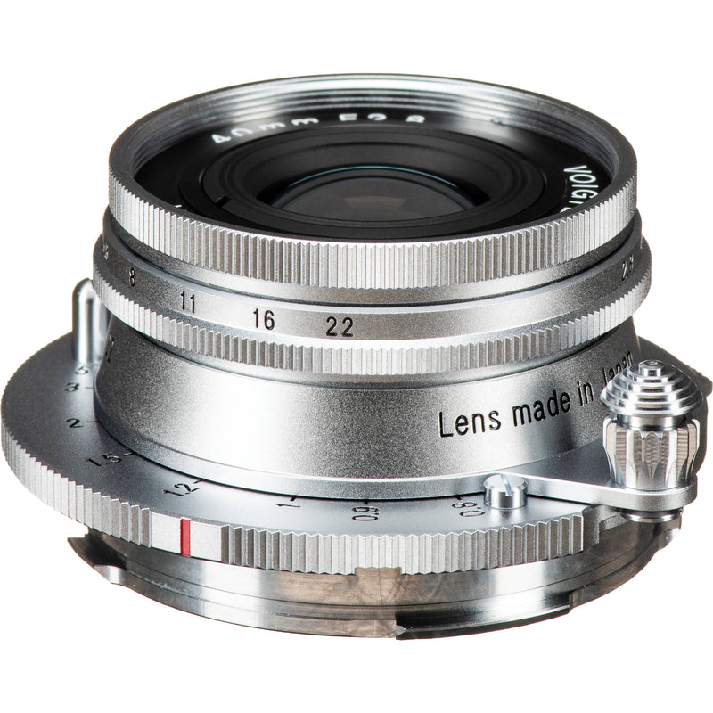 Voigtlander Heliar 40mm f/2.8 Aspherical Lens (Silver)