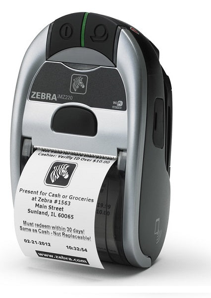 Zebra M2I-0UN00010-00 iMZ220 203Dpi 400Mhz Portable Thermal Label Printer